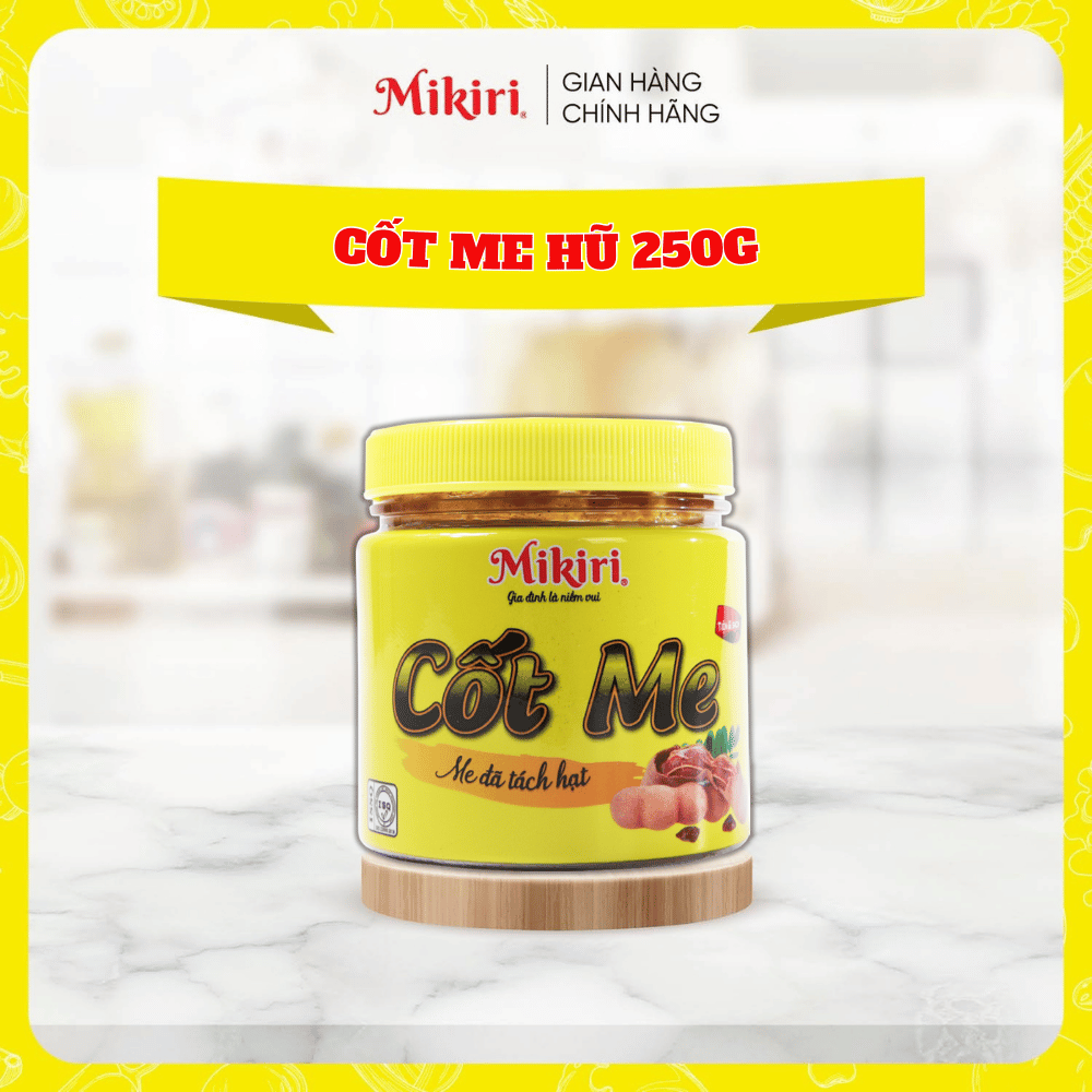 Combo lựa chọn Cốt me tách hạt Mikiri nguyên liệu dùng chế biến món ăn thơm ngon x 250g