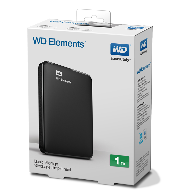 Ổ cứng di động 1TB WD Elements USB 3.0