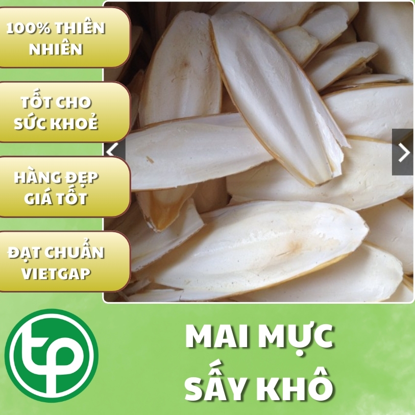 [Hàng công ty mới về] Mai mực (nang mực) khô 500g - Thảo Dược Tấn Phát - Chuyên dùng để sắc nước uống hoặc làm đông sương sa