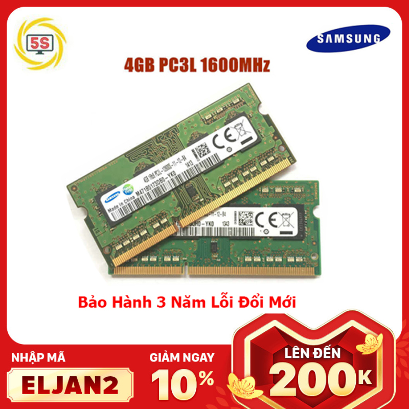 Bảng giá Ram Laptop DDR3L SamSung 4gb buss 1600-BH 3 Năm Phong Vũ