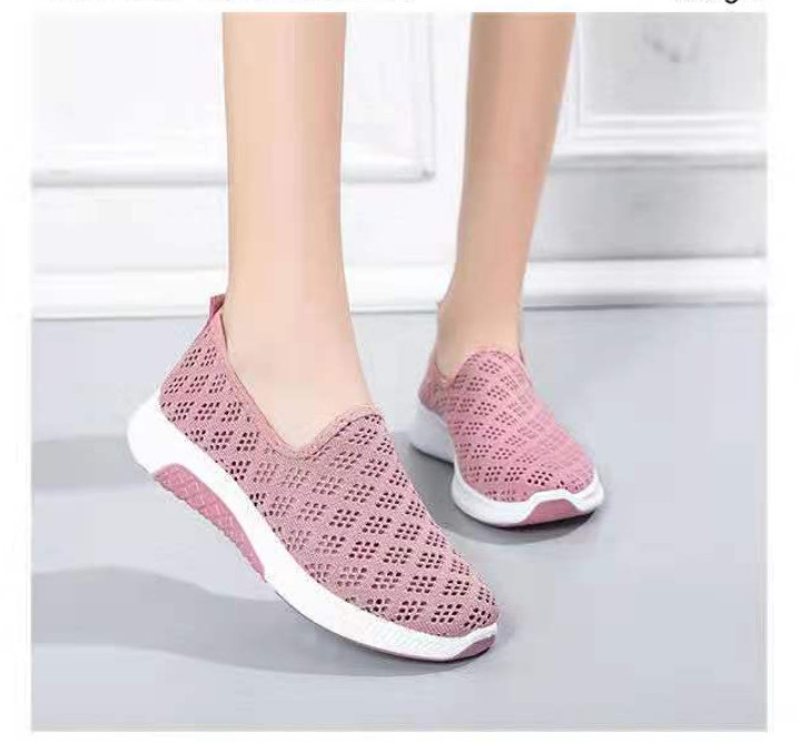 Giày Lưới Nữ Đế Bằng Thoáng Khí Siêu Êm Chân QA830