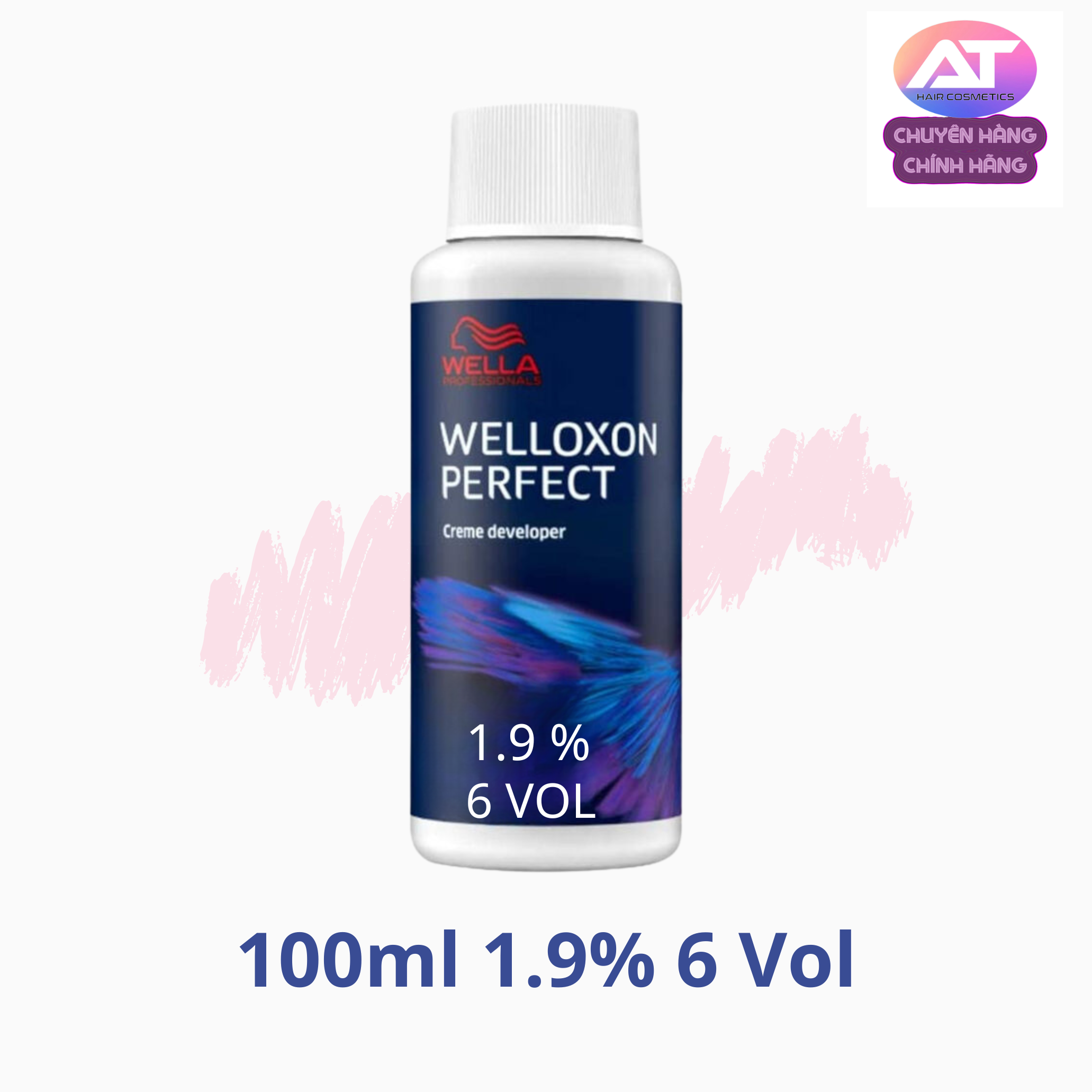 Kem trợ nhuộm oxy wella welloxon perfect 100ml/1000ml - tặng gói dùng thử dầu gội/dầu xả