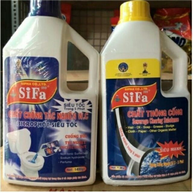 Nước thông tắc cống siêu mạnh SIFA