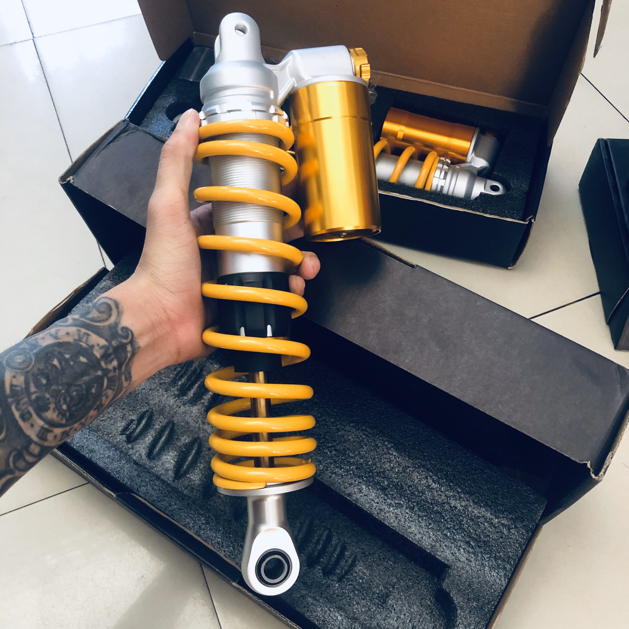 [HCM]Phuộc Ohlins gắn cho các loại xe tay ga   VarioClickVision