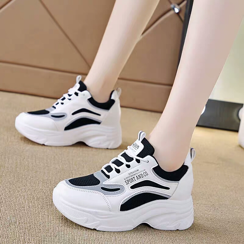 Mua Giày nữ sneaker phong cách thể thao hàn quốc độn đế bánh mì hàng hiệu  cao cấp TAMI-AD0031 | Tiki
