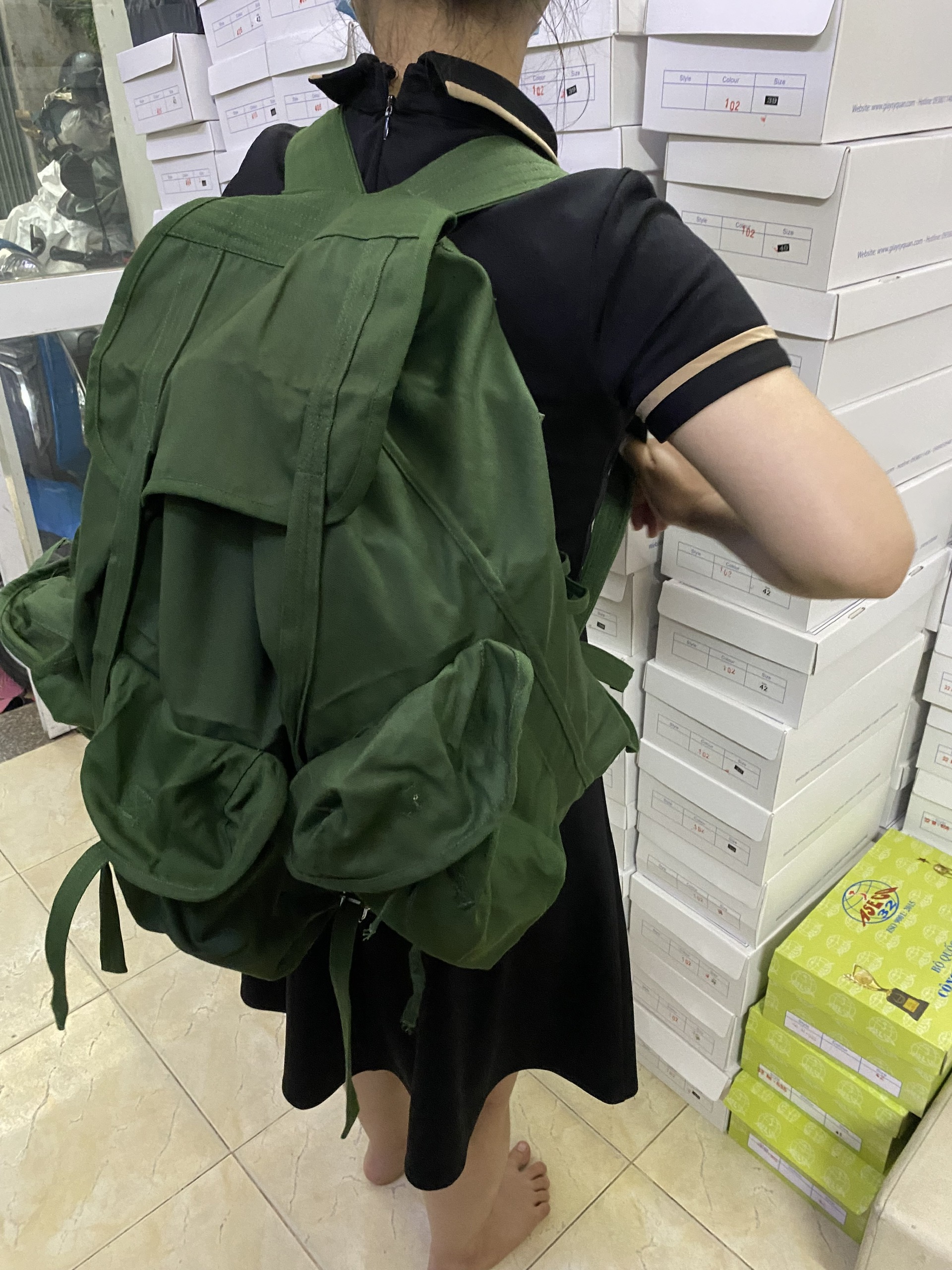 BALO XANH TRƠN , BALO CON CÓC, BALO BỘ ĐỘI
