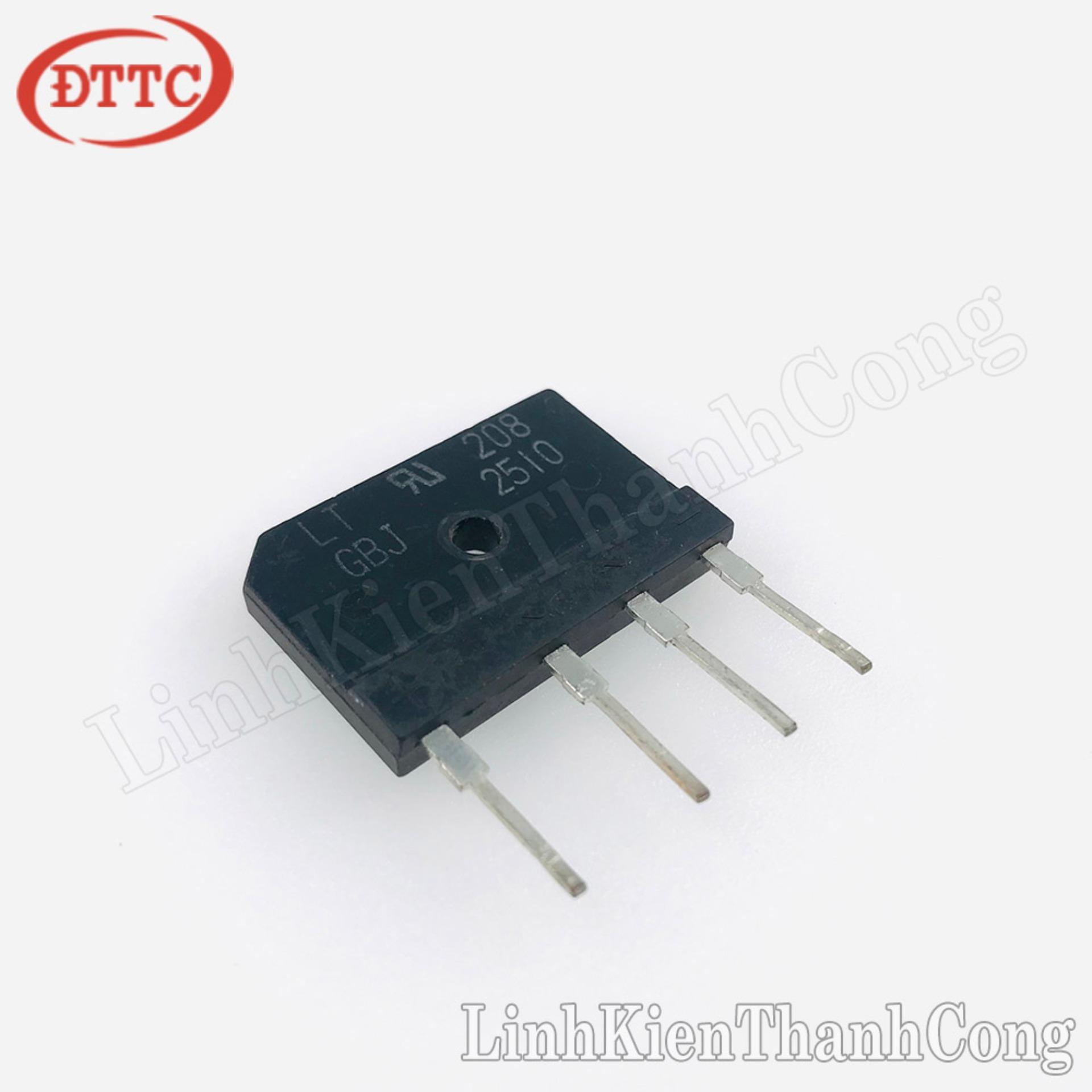 Diode cầu gbj2510 25a 1000v tháo máy