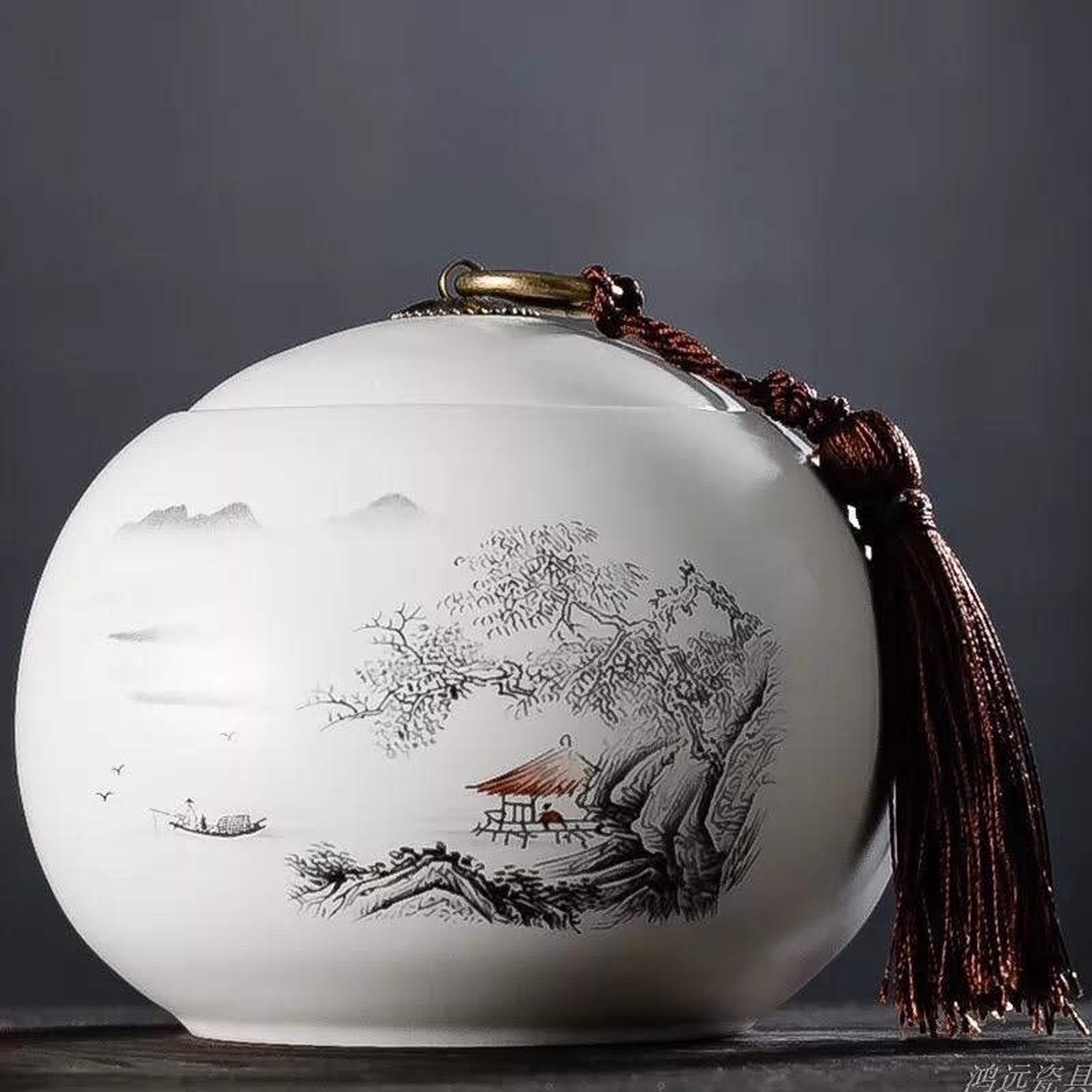 Hũ gốm đựng chè( trà)