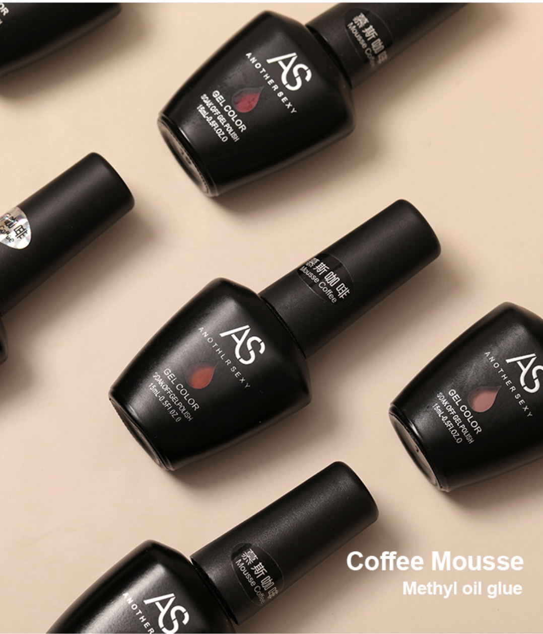 Sơn Gel AS Chai Đen Mã MK 15ml