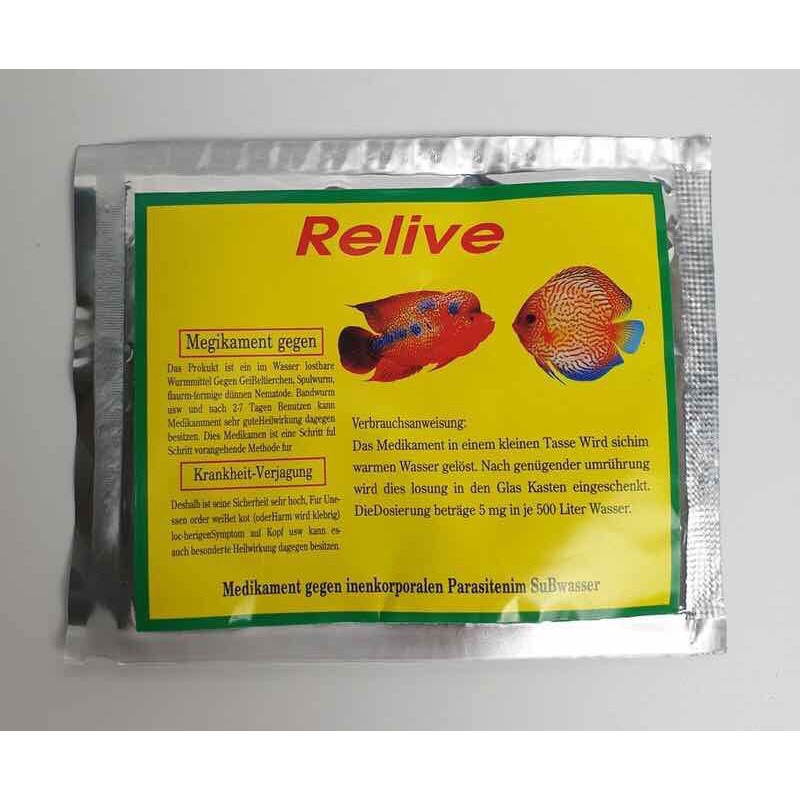 Bột Relive Xử Lý Sình Bụng Phân Trắng cho cá - Hàng Công Ty