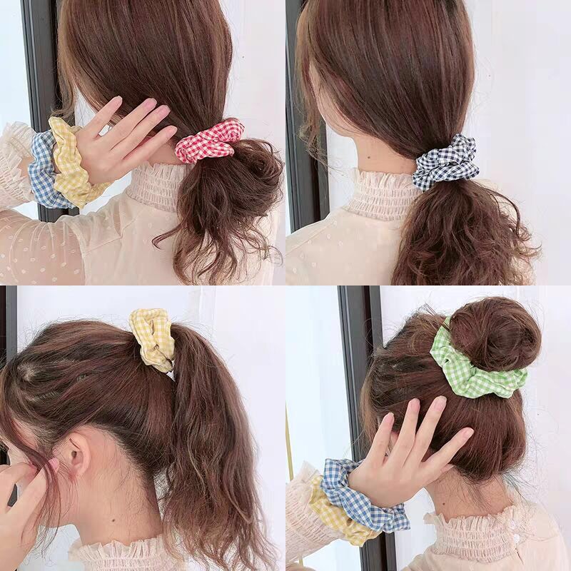 Cột Tóc Scrunchies Caro Dễ Thương HOT TREND PKTL0072