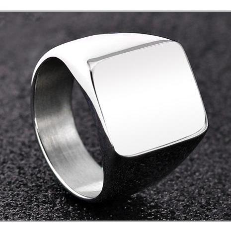 Nhẫn Trơn Bóng Titan Dùng Bền Màu Không Đen- Đủ Màu Lựa Chọn