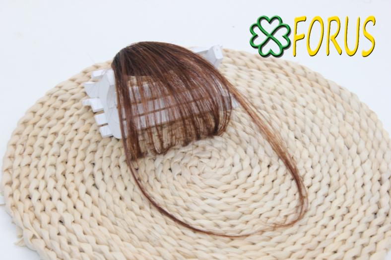 Tóc giả mái thưa mai thẳng M02, màu [nâu đen 4#]