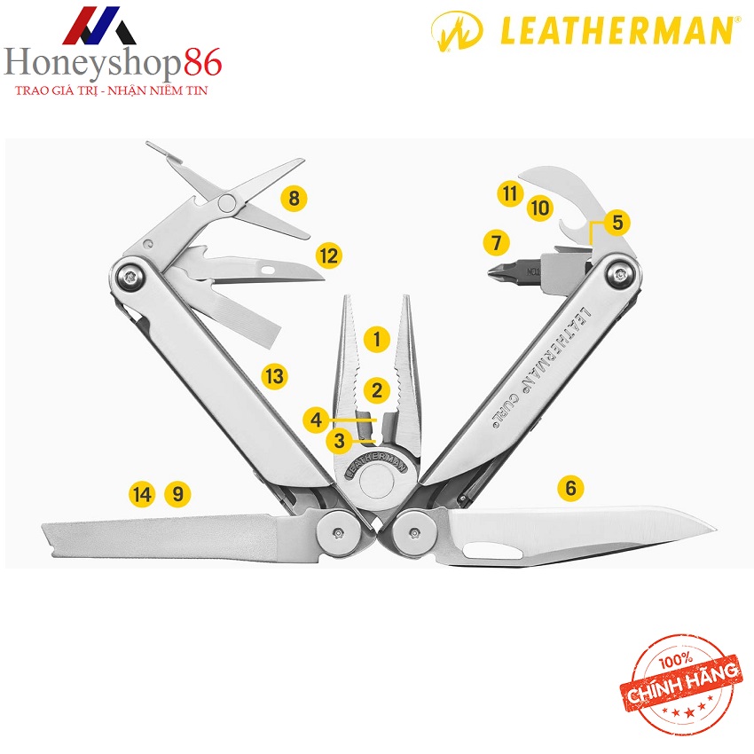 Dụng Cụ Đa Năng Leatherman Curl 15 Tools HONEYSHOP86