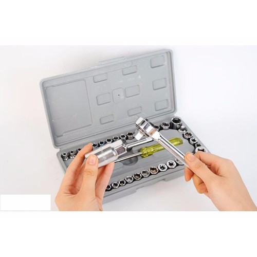 Bộ dụng cụ sửa chữa ôtô và xe máy 40 món
