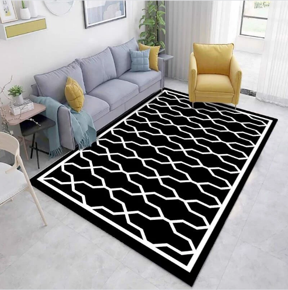 [HCM]Thảm Nhung Nỉ Trải Sàn Họa tiết Thổ Cẩm Xanh Hồng