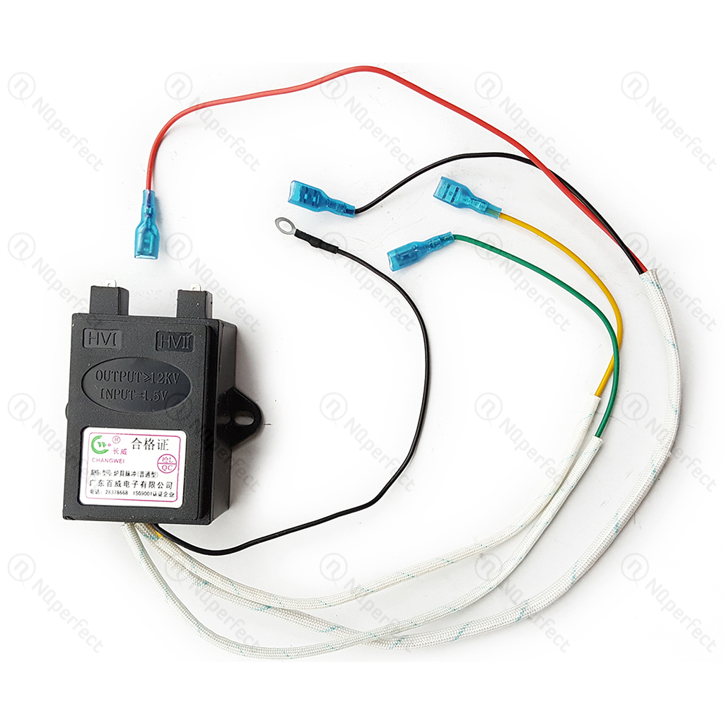 Ic đánh lửa bếp gas âm 2 lò ghim giắc dc1.5v - model sunhouse shb7736, sunhouse shb8836, apex apb8815..