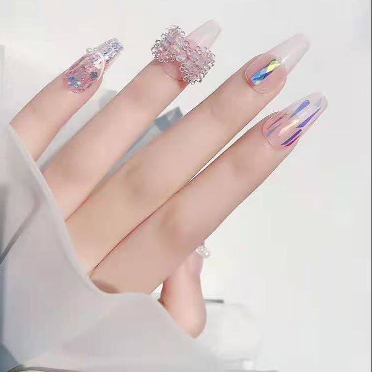 Charm Đá Pha Lê Pastel | Bướm Nơ Mickey Trang Trí Móng