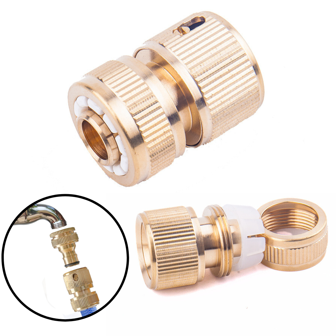 Đầu nối ống nước phi 14mm-16mm ra khớp nối nhanh cái 16