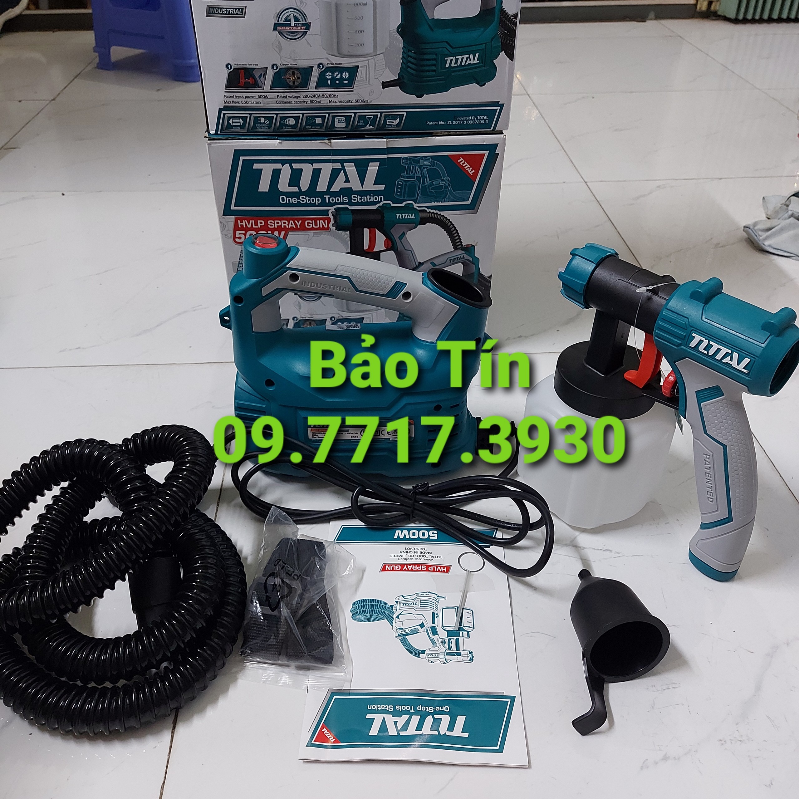 [HCM]MÁY PHUN SƠN 500W TOTAL TT5006 [CHÍNH HÃNG] PHUN SƠN ĐIỆN [RẺ] MÁY PHUN SƠN