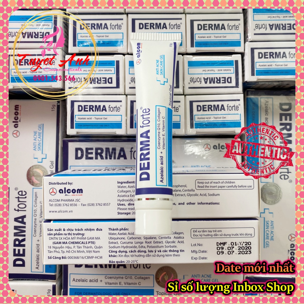 [HCM]Dermaforte [Auth-Date mới]- Gel giảm mụn