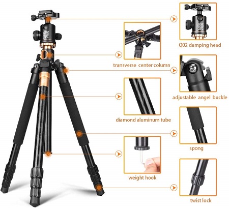 Chân máy ảnh Beike System Go 999H + Remote cho máy ảnh