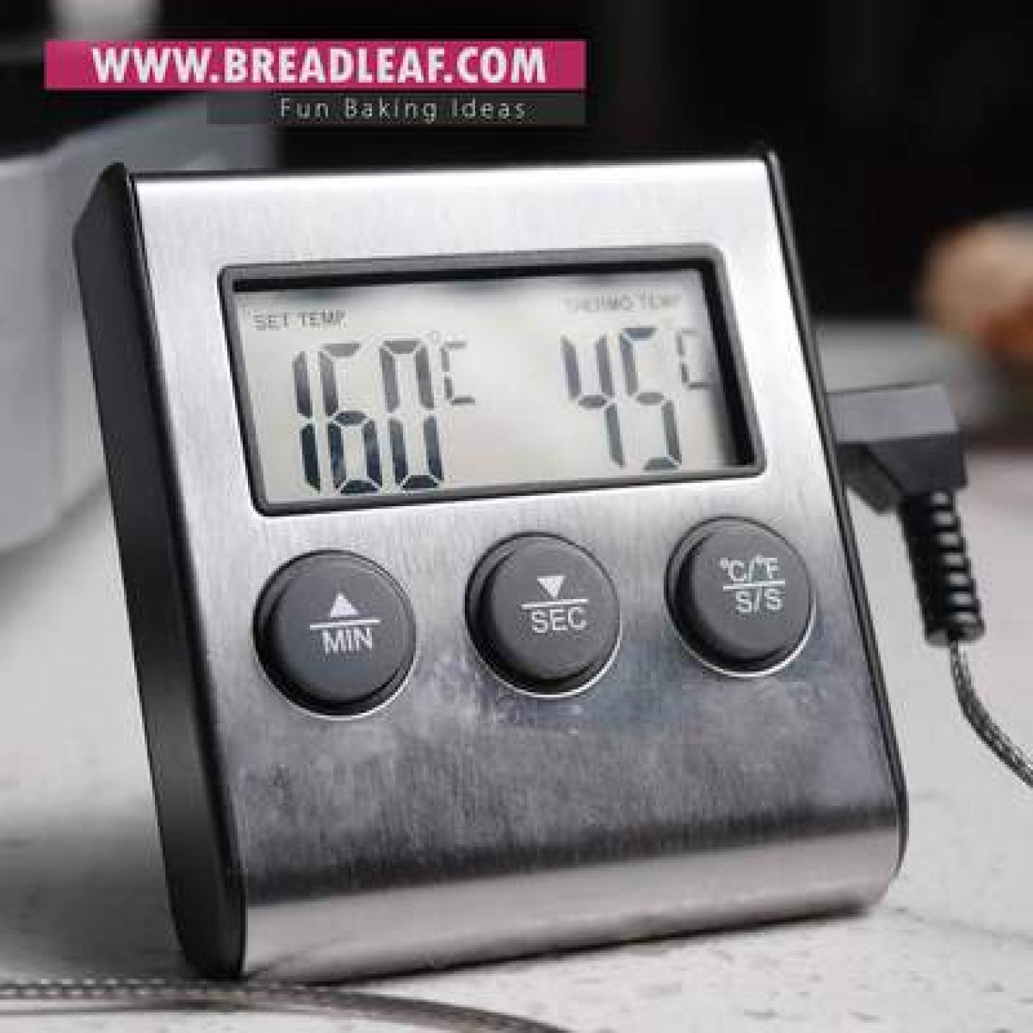 Nhiệt kế điện tử có đầu dò Breadleaf . BLVN-012