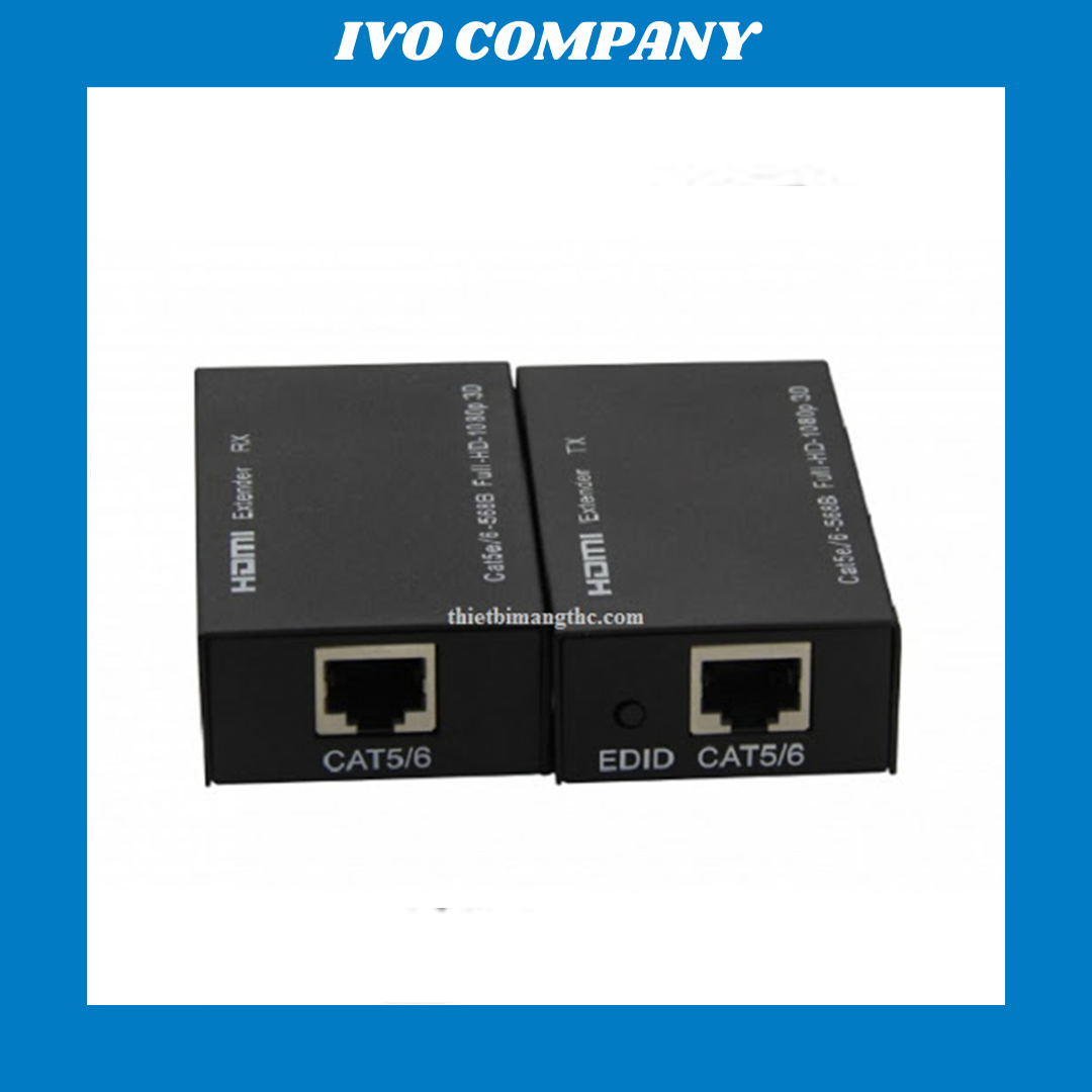 Bộ Kéo Dài Tín Hiệu HDMI 60m Sang Cáp Mạng LAN RJ45