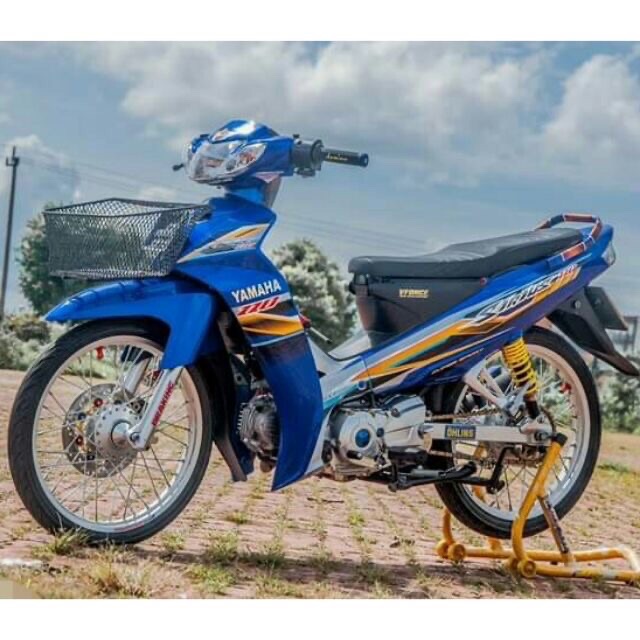 Tem rời Sirius dán xe xanh GP