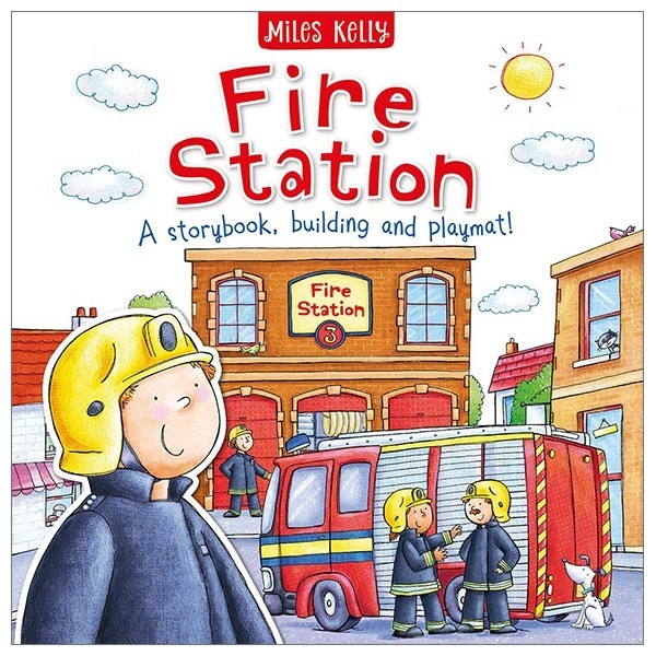 Sách Ngoại Văn - Fire Station (Mini Playbook) - Miles Kelly