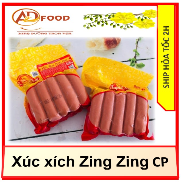 xúc xích zing zing CP gói 1kg MixASale