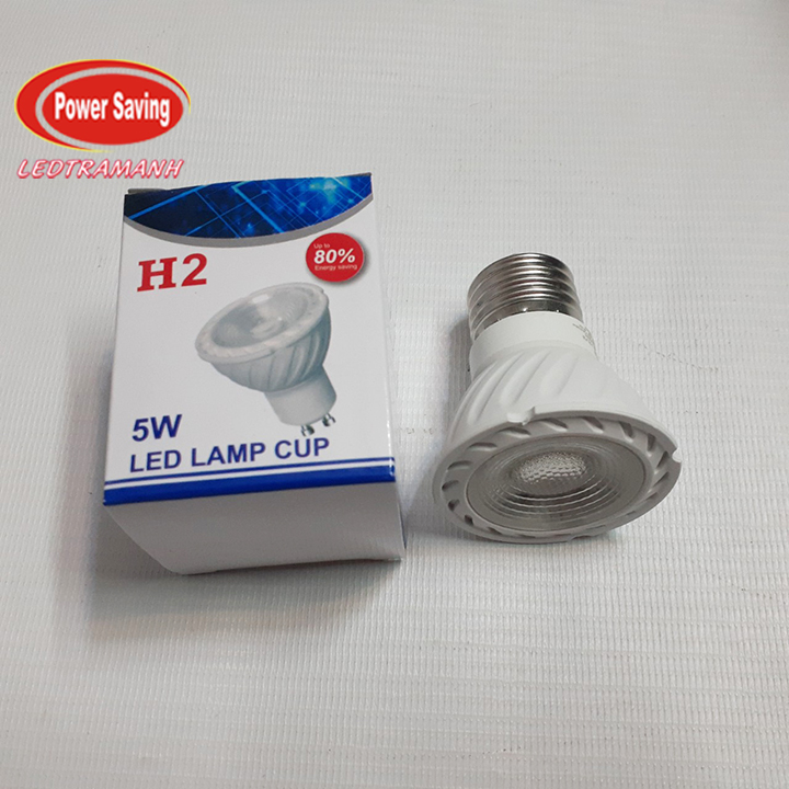 Bóng led chén 5w cao cấp đuôi vặn E27