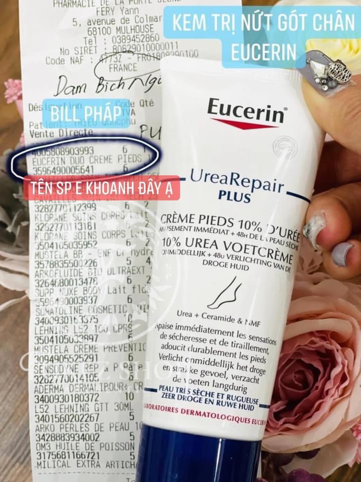 Kem bôi ngừa nứt gót chân Eucerin 100 ML - Bill Pháp