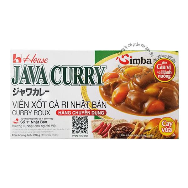 Viên xốt cà ri Nhật Bản - Java Curry  - Hàng chính hãng House
