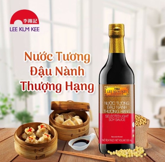 Nước tương đậu nành thượng hạng lee kum kee 500ml