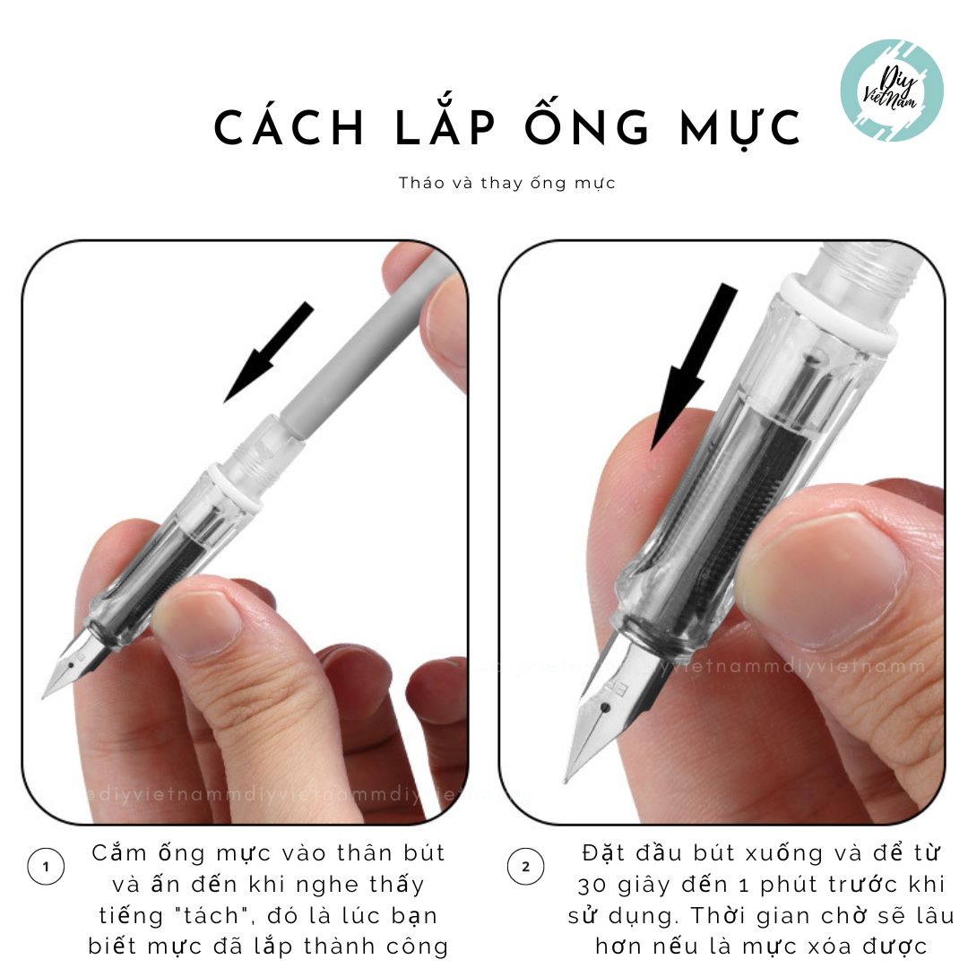 [HCM]BÚT MÁY THAY MỰC BẰNG ỐNG