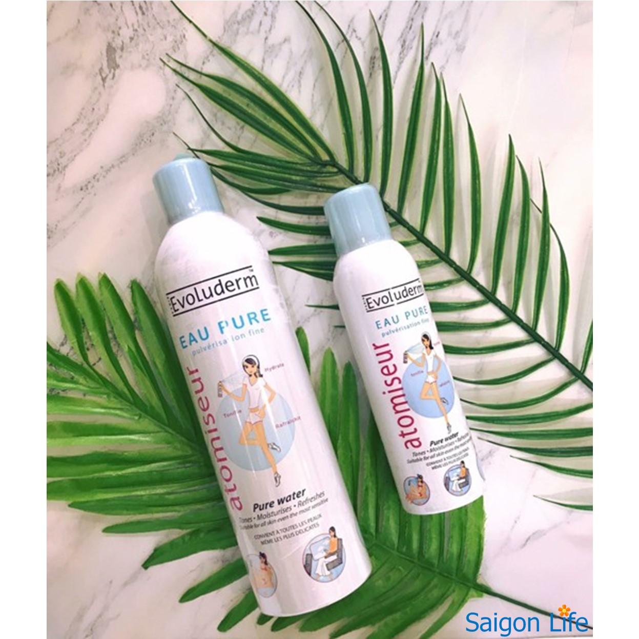 Xịt Khoáng Cấp Ẩm Evoluderm Atomiseur Eau Pure 400ml