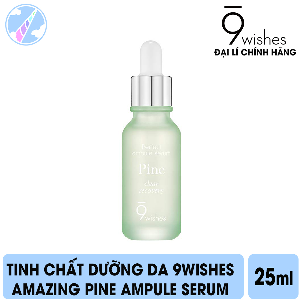 Tinh Chất Dưỡng Ẩm và Se Khít Lỗ Chân Lông 9Wishes Amazing Pine Ampule Serum 25ml