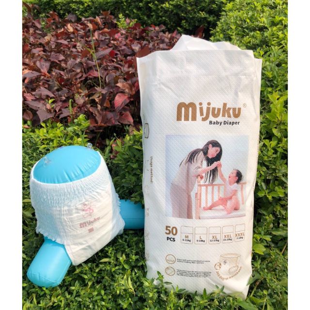 Combo 2 miếng tả quần Mijuku dùng thử đủ size