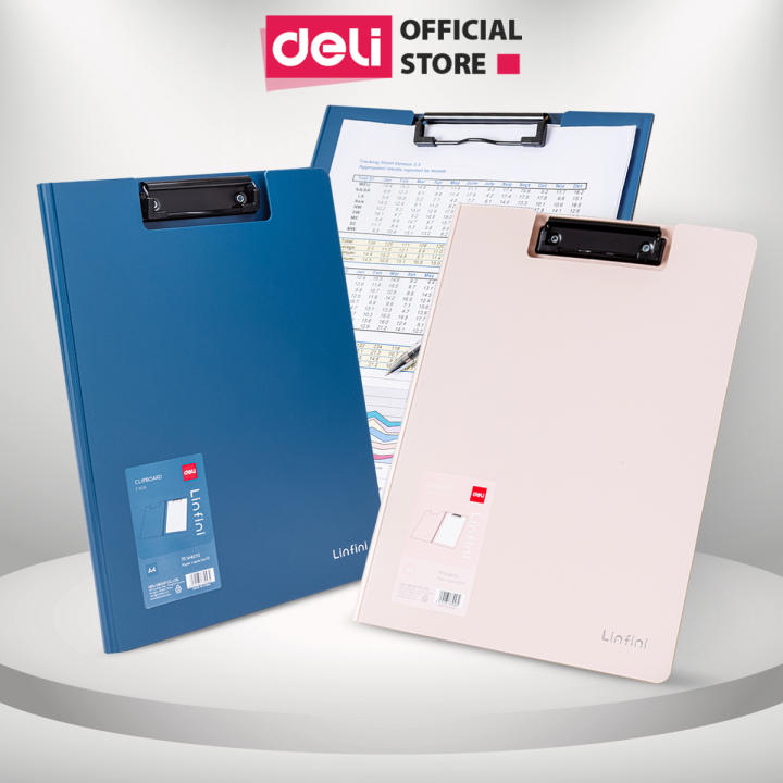 Bìa Trình Ký Nhựa A4 Deli Đôi, Bìa…