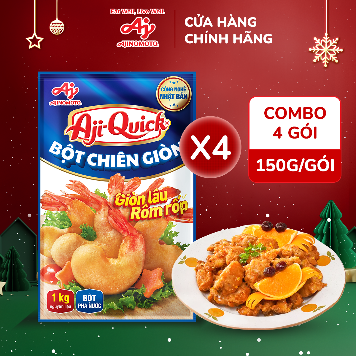 Combo 4 Gói Gia Vị Nêm Sẵn Aji-Quick®&hellip;