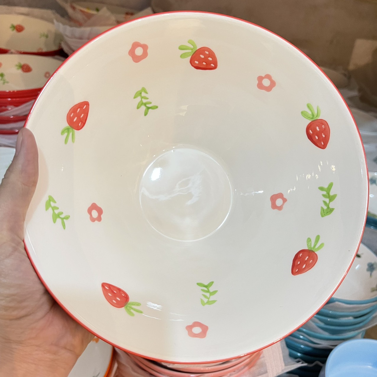 Bát Sứ 🍓TỨ CẢNH🍓 Chén Sứ dùng ăn cơm đựng thức ăn decor trang trí S06