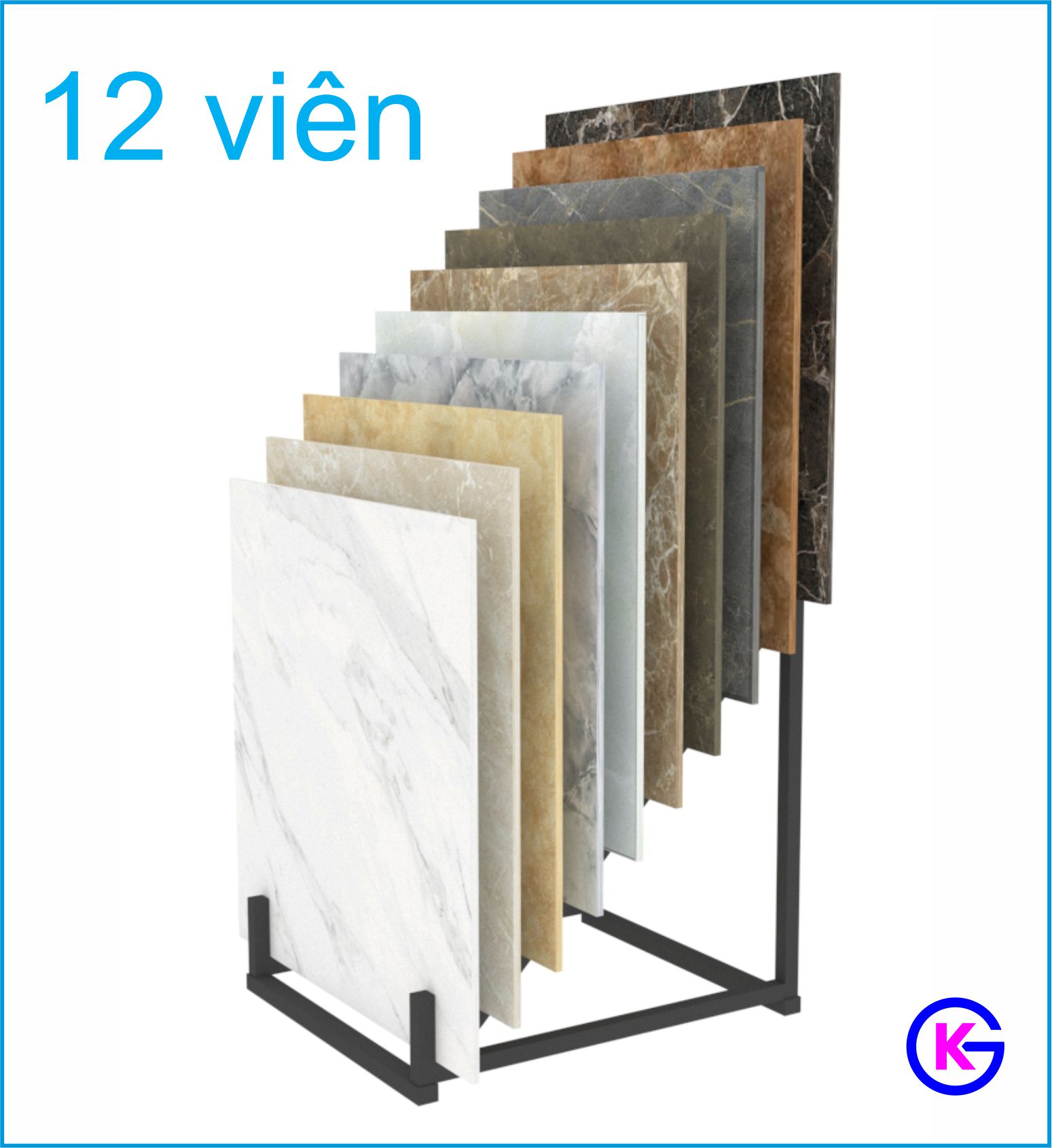 Kệ Gạch Cài 12 Viên Bằng Sắt | Kệ Gạch Bằng Sắt | Kệ Gạch Đứng | Kệ Gạch Nhựa | K | Lazada.Vn