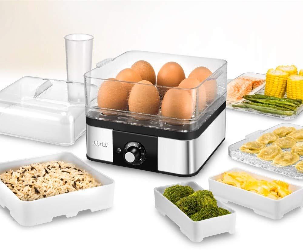 Nồi hấp điện 2 tầng mini Unold 38650 Dampfgarer