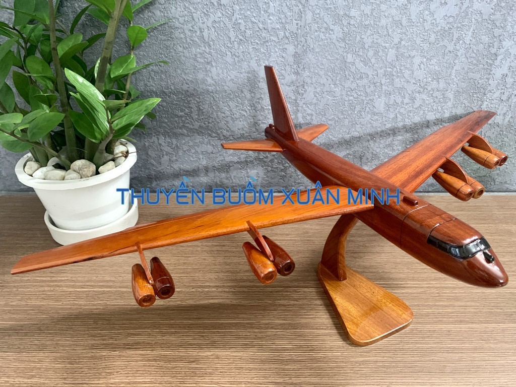 [HCM]Mô Hình Máy Bay Gỗ Boeing Chiến Lược B52 (Loại Đẹp) | Gỗ Tràm | Size Lớn