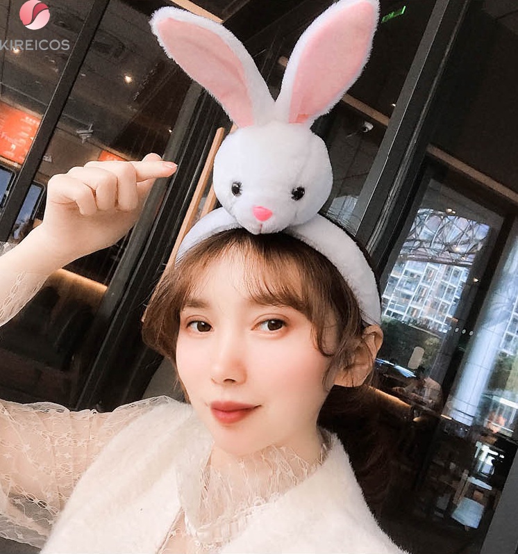 [HCM]Cài tóc Trang Điểm Đầu Thỏ Siêu Cute