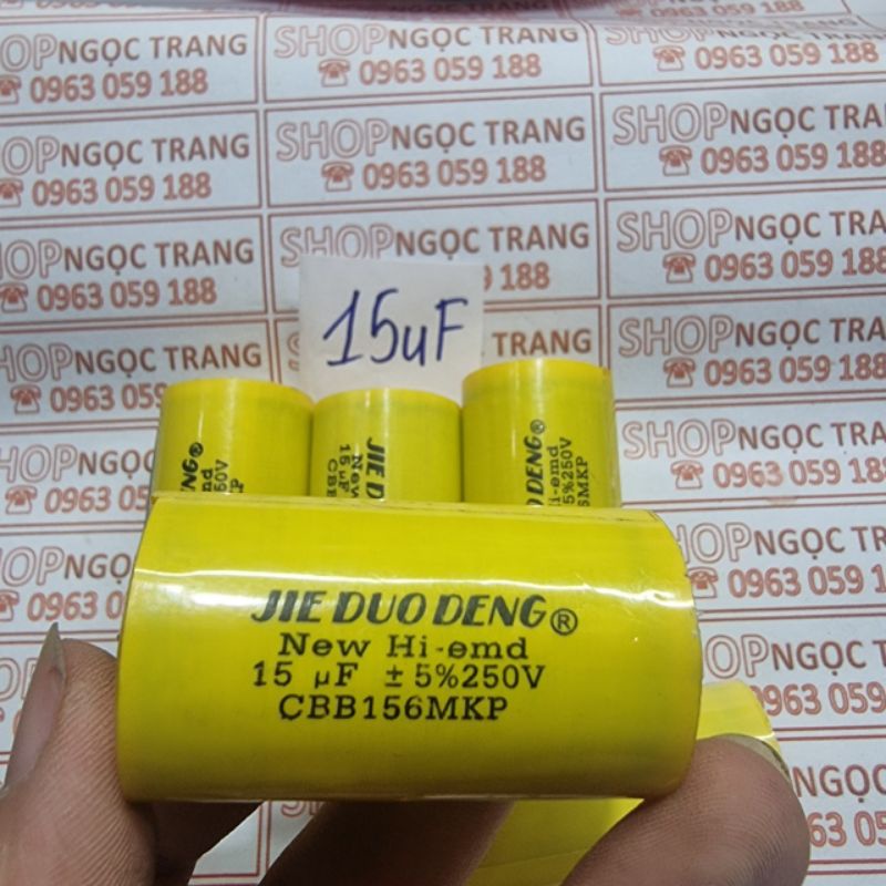 Tụ Lọc Phân Tần Loa 15MF -250V - Giá 1 Chiếc