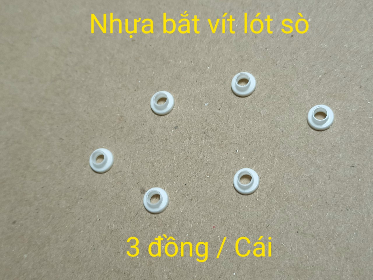 Nhựa bắt vít lót sò
