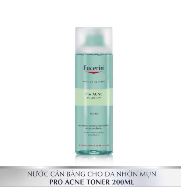 [HCM]Eucerin Nước Hoa Hồng Dành Cho Da Mụn ProAcne Toner 200ml [CHÍNH HÃNG]