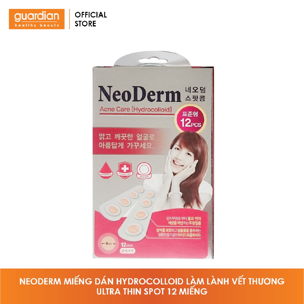 Miếng Dán Giảm Mụn UT Spot Neoderm 12 Miếng
